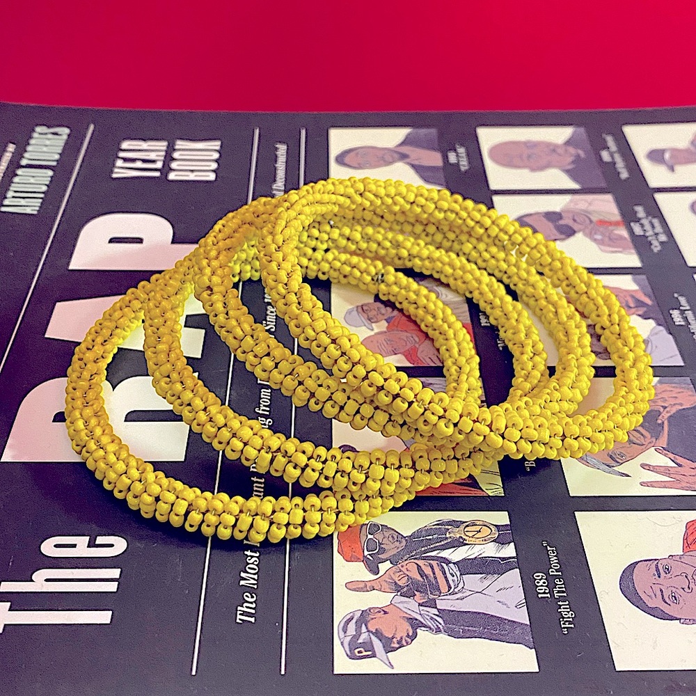 Bright beaded bangles!